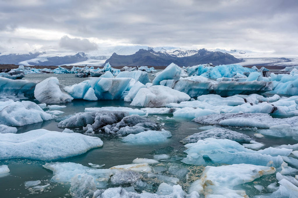 Ice lagoon in Iceland - Φωτογραφία, εικόνα