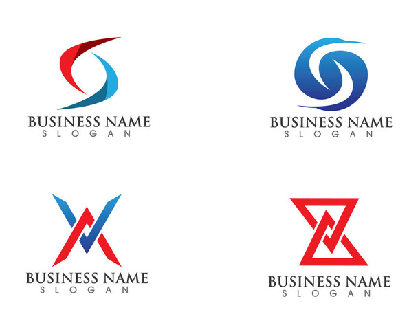 X lettera logo modello disegno icona vettoriale - Vettoriali, immagini