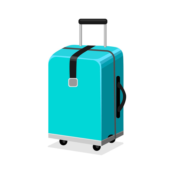 Time to travel, vacation planning concept illustration with realistic hand luggage suitcase and the set of tourism, journey, trip, tour, voyage, summer vacation doodle icons - ベクター画像