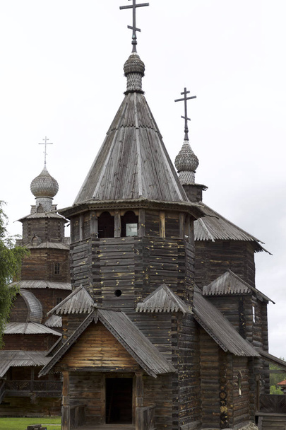 Ancient wooden Orthodox Church, Suzdal, architecture, Russian culture - Фото, зображення