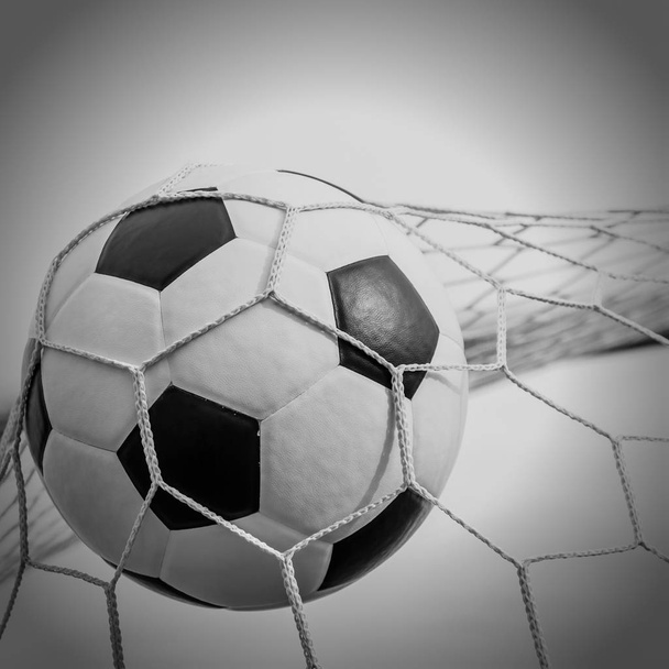 Calcio calcio in rete Goal con il campo cielo
. - Foto, immagini