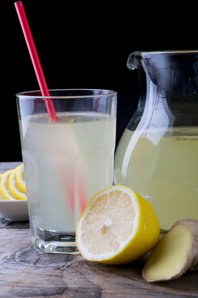 Glass of lemonade - Фото, изображение