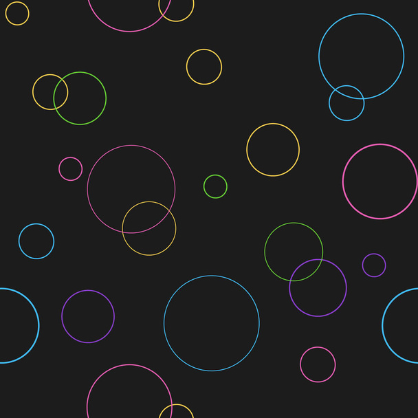 Naadloze geometrische patroon textuur met cirkels - Foto, afbeelding