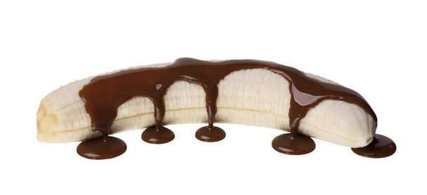 El plátano estaba lleno de chocolate
 - Foto, imagen