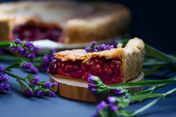 homemade cherry pie - Fotó, kép
