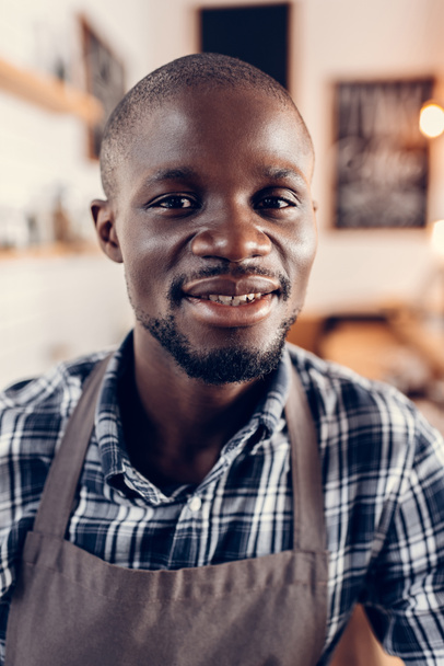 handsome african american barista  - Photo, Image
