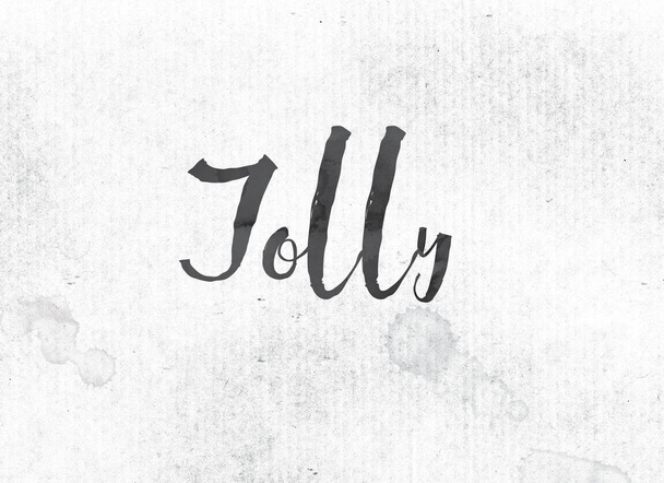 Jolly Concept peint mot d'encre et thème
 - Photo, image