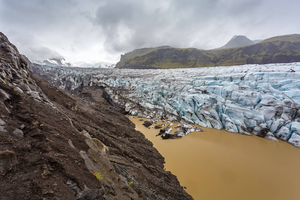 Svinafellsjokull glacier in Iceland - Foto, Bild