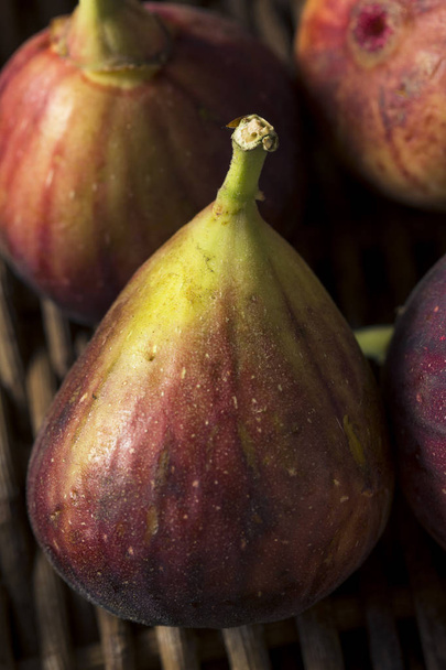 Raw Organic Purple Figs - 写真・画像