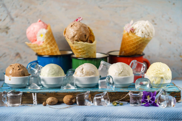bolas de sorvete - Foto, Imagem