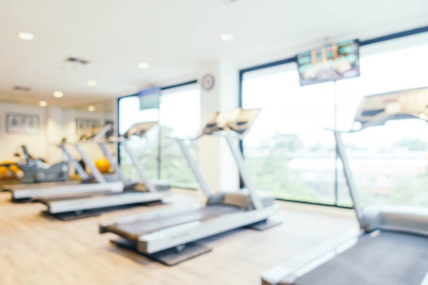 Abstract blur and defocused gym and fitness room - Photo, Image