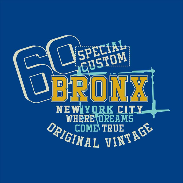 Grafik-Design spezielle benutzerdefinierte Bronx - Vektor, Bild