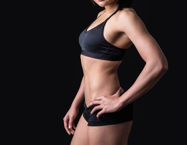 Beautiful body of fitness woman  - Фото, изображение