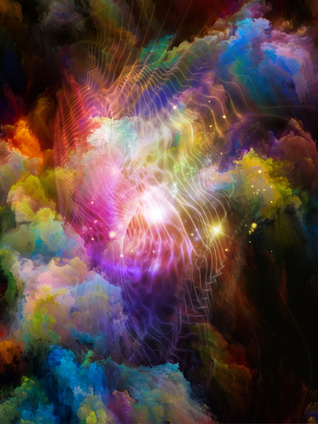 Synergię przestrzeni kolorów - Zdjęcie, obraz