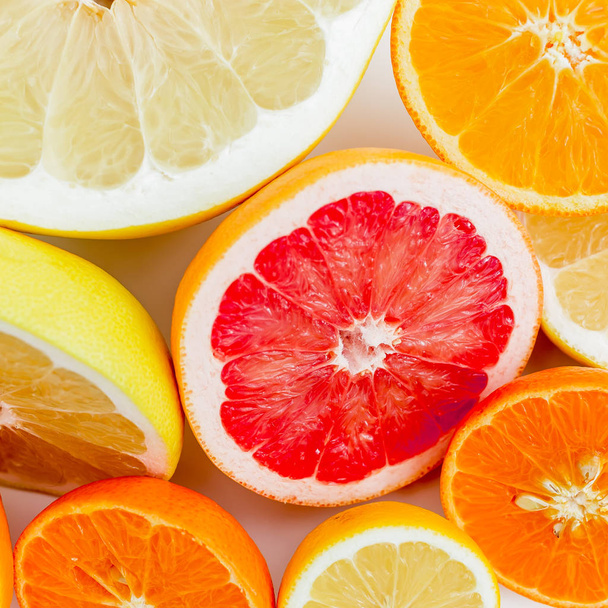  Fresh citrus fruits - Photo, Image