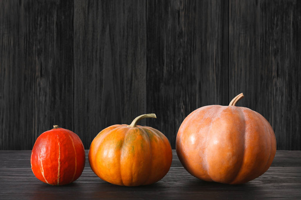 Fall pumpkins background with copy space - Photo, Image