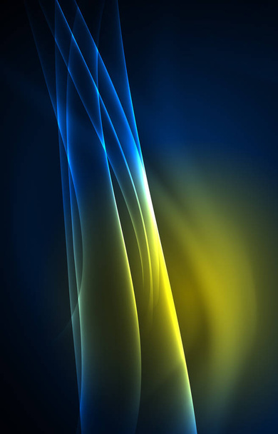 Vector polar lights concept background - Vector, Image