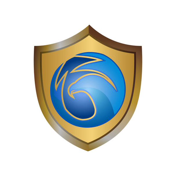 bird shield logo - Vector, Image