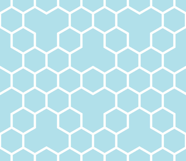hexágono geométrico sin costura vector cuadrícula patrón fondo
 - Vector, imagen