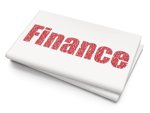 Money concept: Finance on Blank Newspaper background - Valokuva, kuva