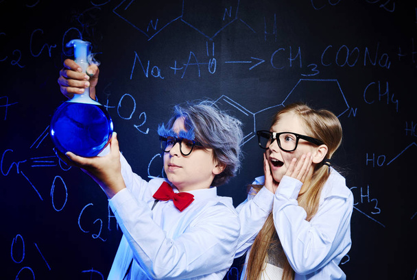 Two little scientists  - Photo, Image