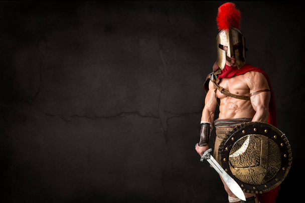 Soldado antigo ou Gladiador
 - Foto, Imagem