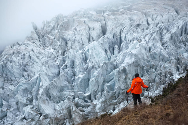 Ice field in Himalayas - Foto, Bild