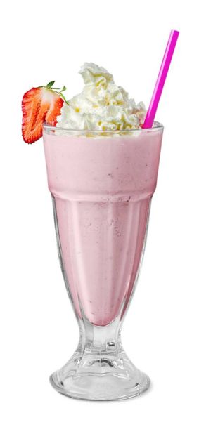 verre de délicieux cocktail à la fraise
 - Photo, image