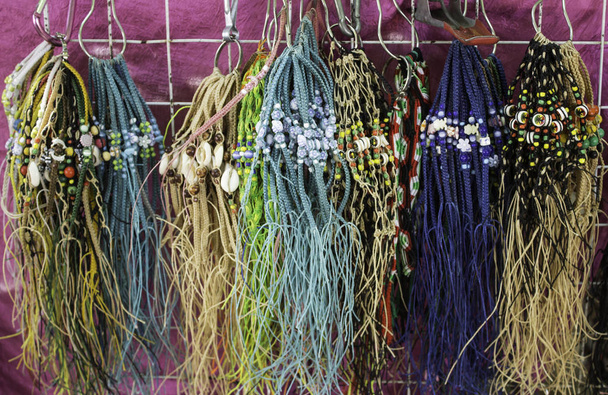Bracelets handmade thread - Photo, Image