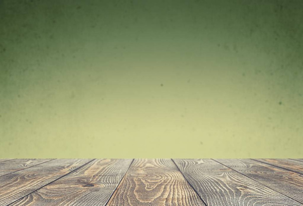 Empty wooden table - Zdjęcie, obraz