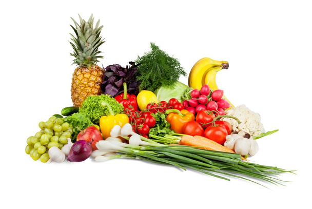 果物・野菜の盛り合わせ - 写真・画像