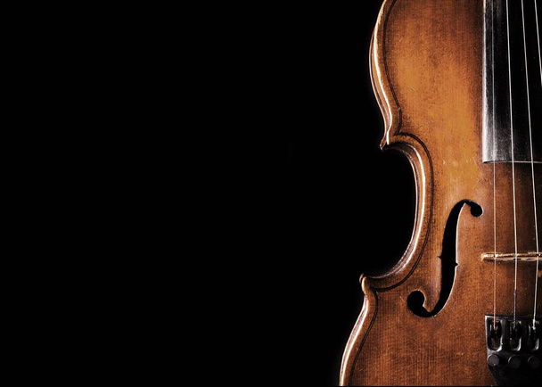 Wooden classic violin - Fotografie, Obrázek