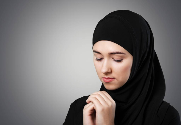Muslim young woman  - Фото, зображення