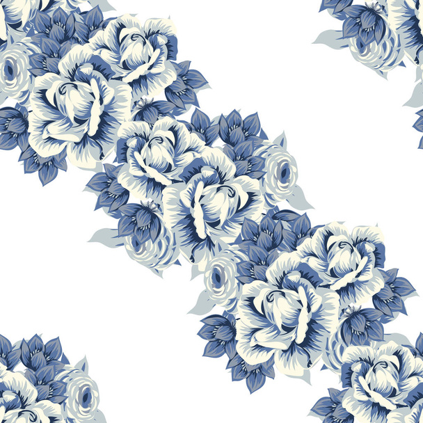 Seamless flower pattern - Vektor, kép