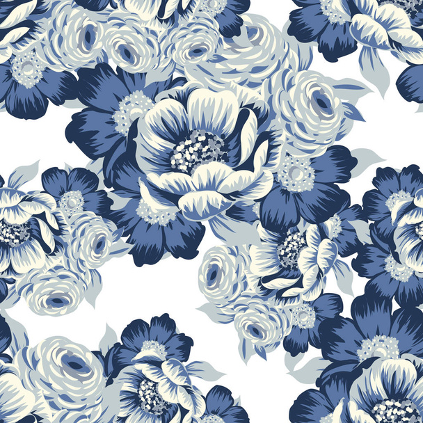 Seamless flower pattern - Вектор, зображення
