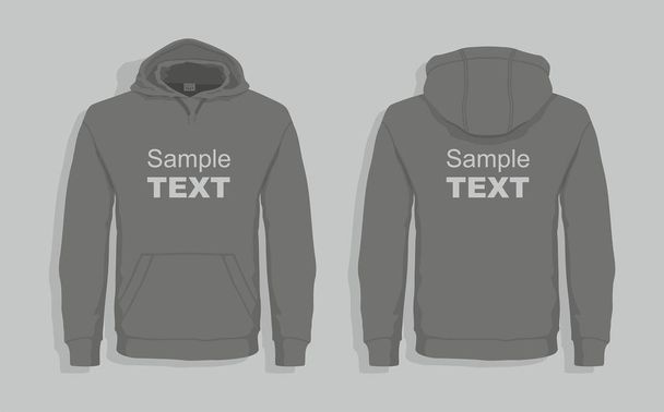 Black sweater design template  - Vektori, kuva