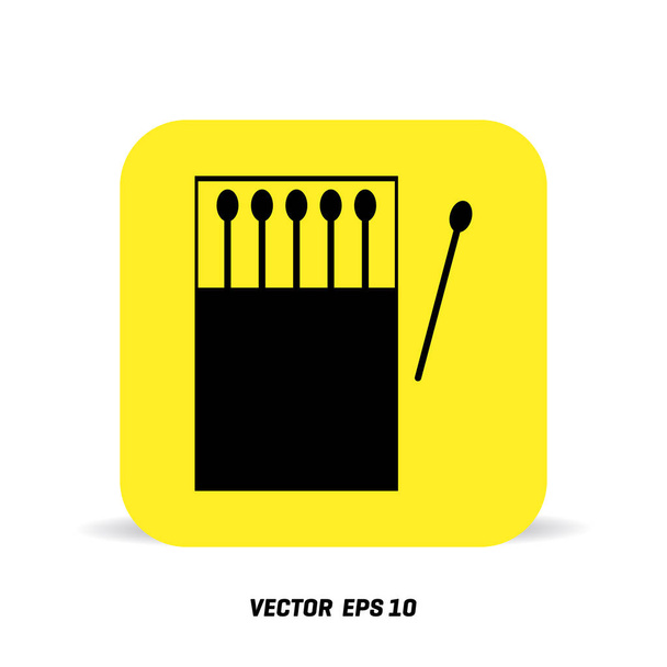 Box Of Black Matches - Vector, Imagen