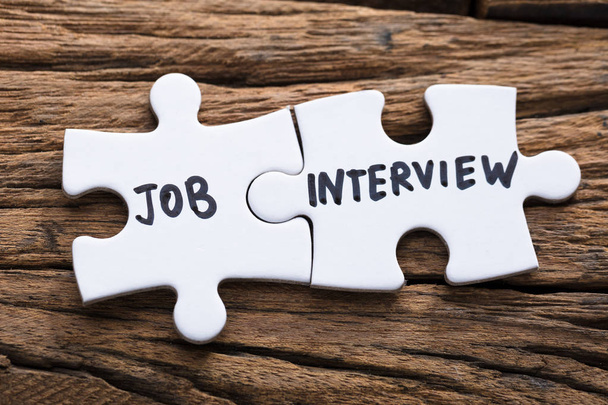 Job Interview Jigsaw Pieces - Foto, afbeelding
