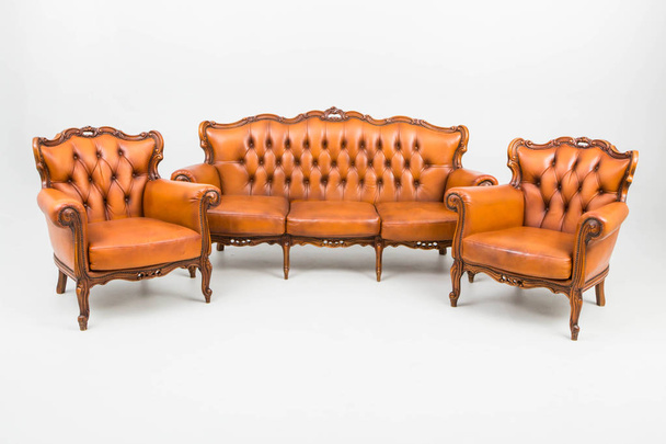 Sofas settees Leather sets Corner sofas - Fotografie, Obrázek