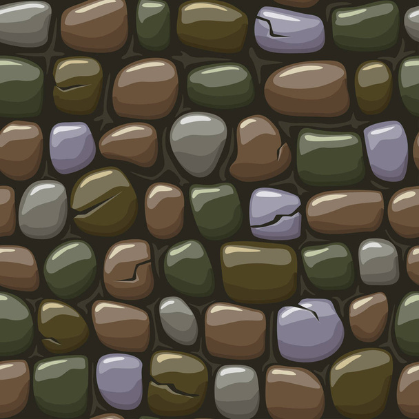 Vieille texture de pierre colorée, fond sans couture vectoriel
 - Vecteur, image