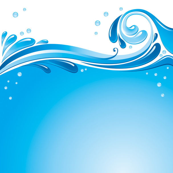 Water splash background - Vector, Image