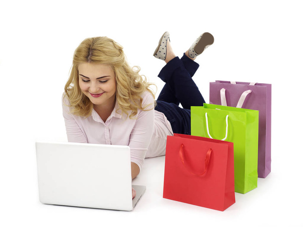 Divertiti a fare shopping online
 - Foto, immagini