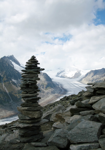 Aletsch glacier - Фото, изображение
