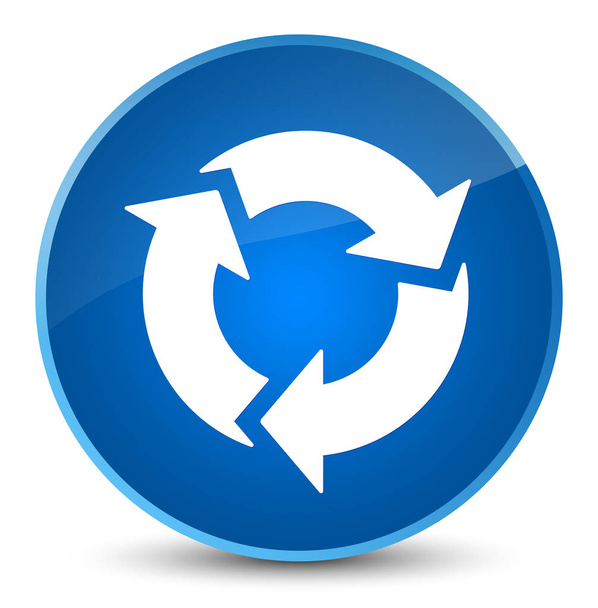 Refresh icon elegant blue round button - Foto, immagini
