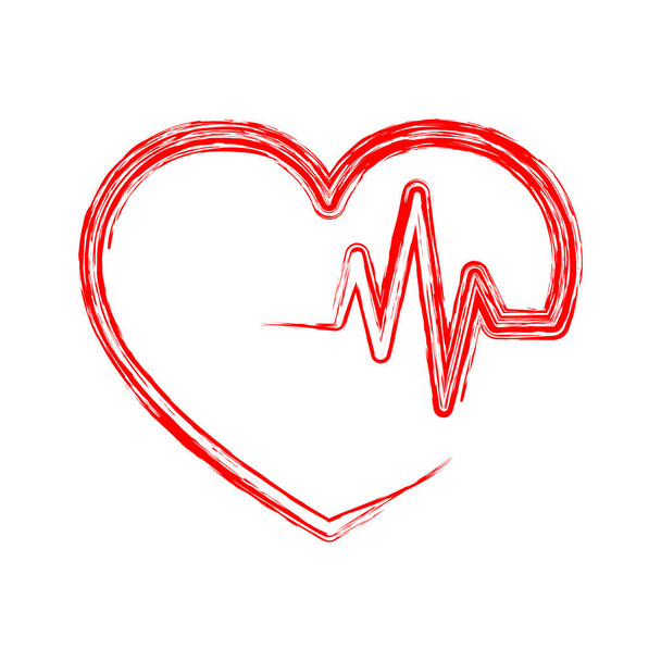Heart icon. Vector illustration. - Vector, Image