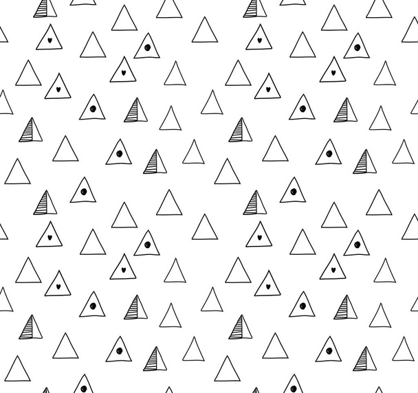 minimalistic pattern with triangles - Vektör, Görsel