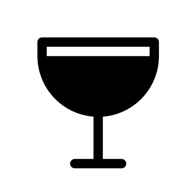 pezsgővel ikon - Vektor, kép