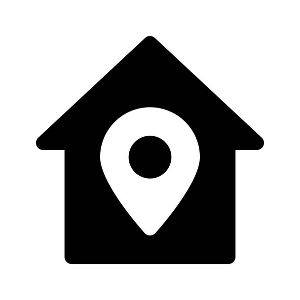 icône de localisation de maison
 - Vecteur, image