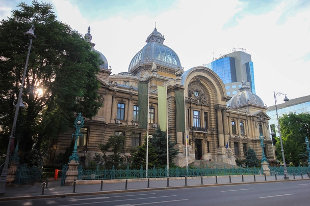 der cec palast in bukarest, rumänien - Foto, Bild