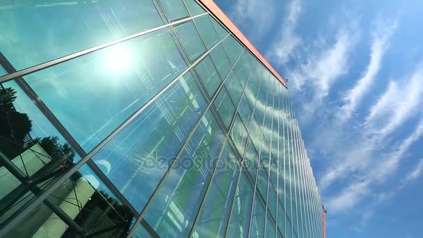 edificio de vidrio de oficina
 - Metraje, vídeo